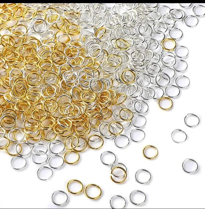 200Pcs Jump Rings – 4mm – Gold & Silver Stainless Steel Findings for DIY Jewelry Making