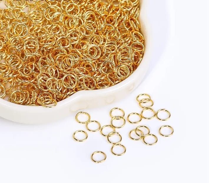200Pcs Jump Rings – 4mm – Gold & Silver Stainless Steel Findings for DIY Jewelry Making