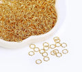 200Pcs Jump Rings – 4mm – Gold & Silver Stainless Steel Findings for DIY Jewelry Making
