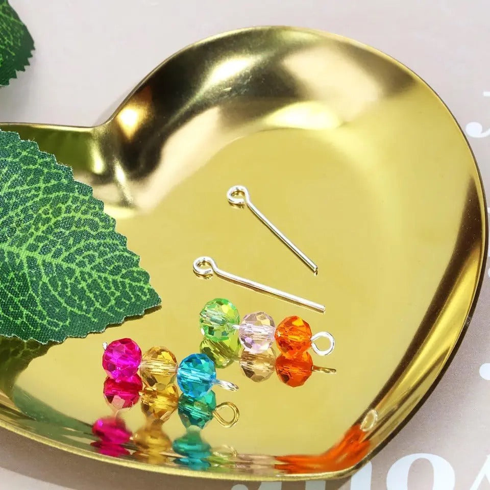 100 Pcs Pack (Golden & Silver) 30mm - High Quality DIY Craft Eye Pins