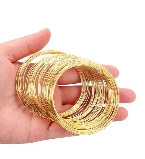 100 Loops Memory Steel Wire – Durable Metal Wire for Bracelets Making